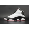 Air Jordan 13 "He Got Game"  White/Black-True Red mens 414571-104