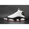 Air Jordan 13 "He Got Game"  White/Black-True Red mens 414571-104