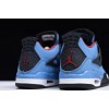 Travis Scott x Air Jordan 4 "Houston Oilers"  University Blue 308497-406