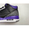 Jordan 3 Retro Black Court Purple