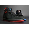 Air Jordan 1 Retro High OG "Quai 54"  Black/Italy Blue-University Red mens AH1040-054