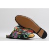 Multicolor Princetown Floral Canvas Slippe