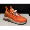 V*ersace CROSS CHAINER SNEAKERS orange&white