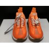 V*ersace CROSS CHAINER SNEAKERS orange&white