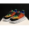 V*ersace CHAIN REACTION SNEAKERS BLACK&WHITE&RED&GREEN&BLUE