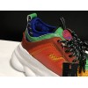 V*ersace CHAIN REACTION SNEAKERS BLACK&WHITE&RED&GREEN&BLUE