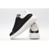 AMQ black oversized sneakers with siL*Ver heel
