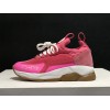 V*ersace CROSS CHAINER SNEAKERS pink&white