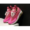 V*ersace CROSS CHAINER SNEAKERS pink&white