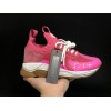 V*ersace CROSS CHAINER SNEAKERS pink&white