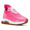 V*ersace CROSS CHAINER SNEAKERS pink&white