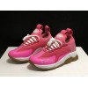 V*ersace CROSS CHAINER SNEAKERS pink&white