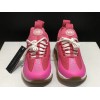 V*ersace CROSS CHAINER SNEAKERS pink&white