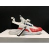 V*ersace CROSS CHAINER SNEAKERS black&white&red