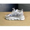 V*ersace CHAIN REACTION SNEAKERS grey&white&blue