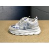 V*ersace CHAIN REACTION SNEAKERS grey&white&blue