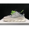 V*ersace CHAIN REACTION TRAINERS black&white&grey
