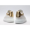 AMQ 40MM LEATHER & METALLIC LEATHER SNEAKERS