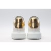 AMQ 40MM LEATHER & METALLIC LEATHER SNEAKERS