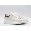 AMQ 40MM LEATHER & METALLIC LEATHER SNEAKERS