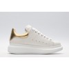 AMQ 40MM LEATHER & METALLIC LEATHER SNEAKERS