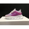 V*ersace CHAIN REACTION SNEAKERS purple&pink&white