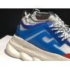 V*ersace CHAIN REACTION SNEAKERS black&white&blue&red