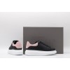 AMQ oversized black sneakers with rose heel