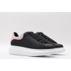 AMQ oversized black sneakers with rose heel