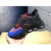 V*ersace CHAIN REACTION SNEAKERS blue&black&red