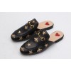 Princetown embroidered leather slipper