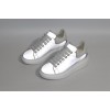 AMQ Leather Lace-Up Platform Sneakers