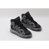 AMQ black oversized sneakers