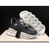 V*ersace CHAIN REACTION SNEAKERS BLACK&WHITE&BLUE&RED