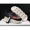 V*ersace CHAIN REACTION SNEAKERS BLACK&WHITE&RED