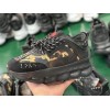 V*ersace CHAIN REACTION SNEAKERS BLACK