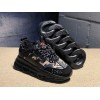 V*ersace CHAIN REACTION SNEAKERS BLACK