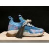 V*ersace CROSS CHAINER SNEAKERS blue&white&red