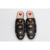 Princetown embroidered leather slipper