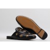 Princetown embroidered leather slipper