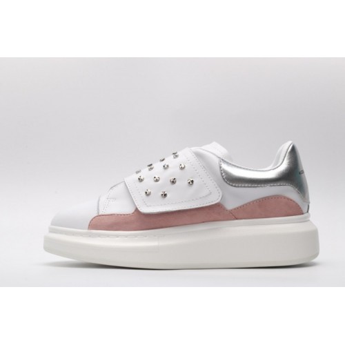 AMQ Leather Platform Sneakers