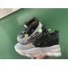 V*ersace CHAIN REACTION SNEAKERS black&white&green