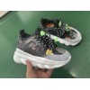 V*ersace CHAIN REACTION SNEAKERS black&white&green