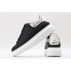 AMQ Black Studded Logo Oversized Sneakers