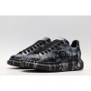 AMQ black oversized sneakers