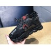 V*ersace CHAIN REACTION SNEAKERS black&red