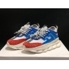 V*ersace CHAIN REACTION SNEAKERS BLACK&WHITE&BLUE&RED