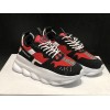 V*ersace CHAIN REACTION SNEAKERS black&white&red