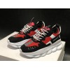 V*ersace CHAIN REACTION SNEAKERS black&white&red