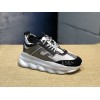 V*ersace CHAIN REACTION SNEAKERS black&white&grey